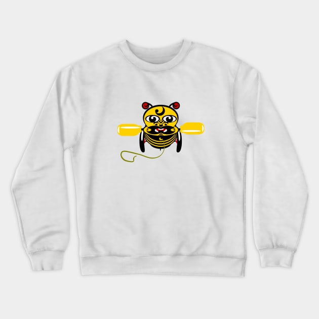 Hei Tiki Bee Toy Crewneck Sweatshirt by mailboxdisco